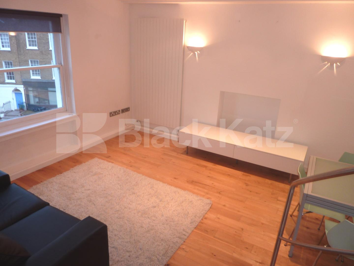 			NEW INSTRUCTION!, 1 Bedroom, 1 bath, 1 reception Flat			 Royal College Street, CAMDEN